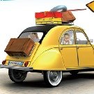 Voiture Citroën 2CV en 3D