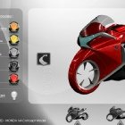 Configurateur 3D précalculée d'un prototype de moto Honda