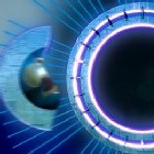 Portes animées en graphisme 3D