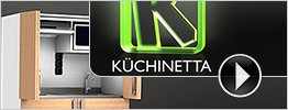 Animation 3D de presentation du meuble Kuchinetta