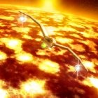 Illustration d'une planète en 3D