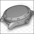 Modelisation d'une montre en CAO pour impression 3D