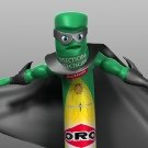 ORO le personnage Super Hero en 3D