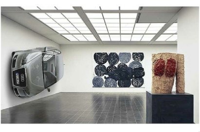 Intégration d'une voiture dans une photographie